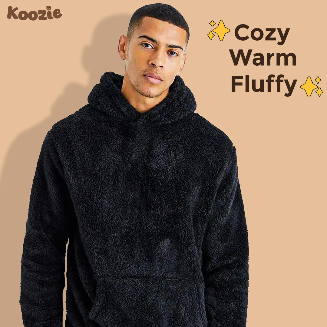 Koozie Fluffy Hoodie